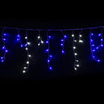 Jingle Jollys 20M Christmas Lights Icicle Light 800 LED Blue White Decor