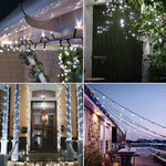 Milano Outdoor LED Plug In Fairy Lights - White - 200 Lights
