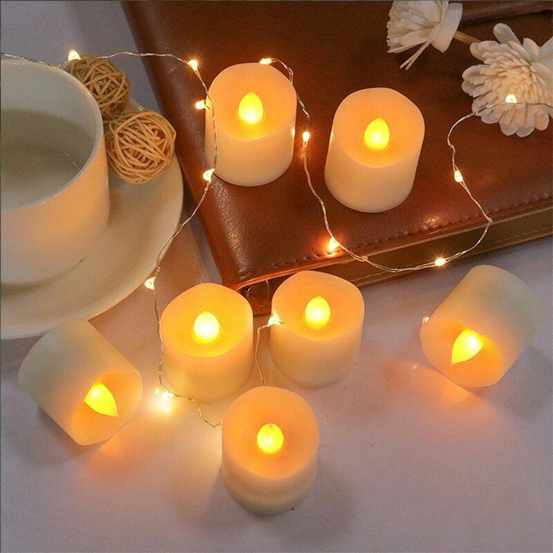 24 Flameless LED Tea Light Tealight Candle