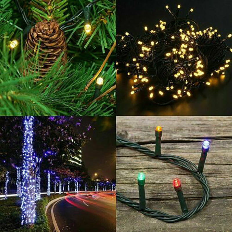 Solar Fairy String Led Lights 12M-32M Outdoor Garden Christmas Party Decor(32M300Led)
