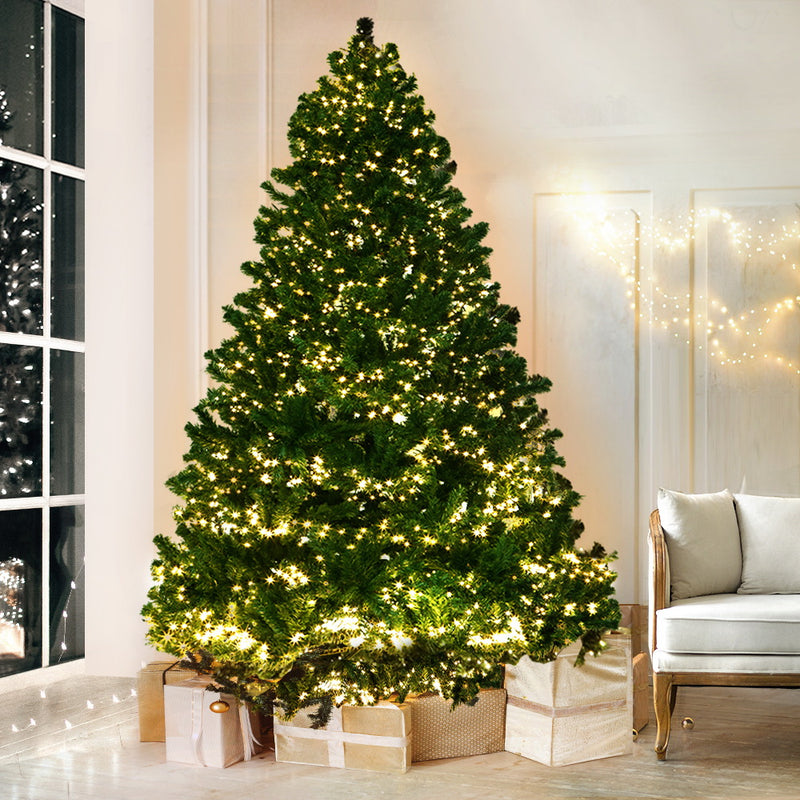 Elegant Christmas Tree With Lights 2.4M